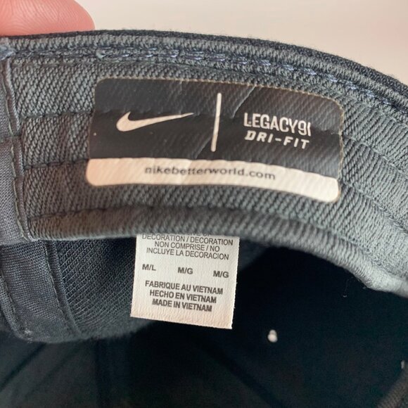 Stanford Cardinal NCAA Black Nike Classic99 Dri Fit Stretch Fitted Hat M/L - Picture 6 of 6